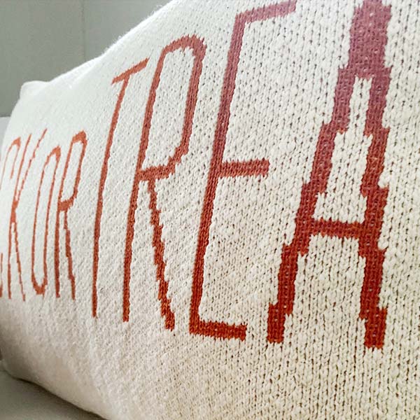 Reversible Trick or Treat Lumbar Pillow