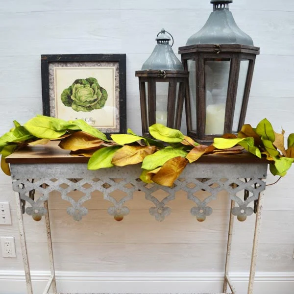 Rustic Magnolia Leaves Garland