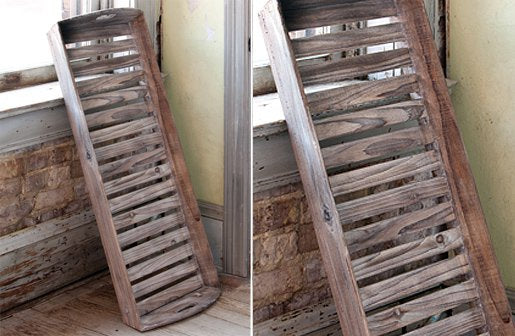 *HUGE* Wood Slat Service Tray