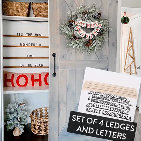 Statement Shelf Letter Ledge