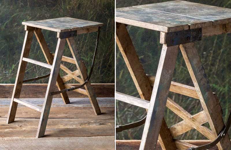 Wallpaper Hanger Wood End Table