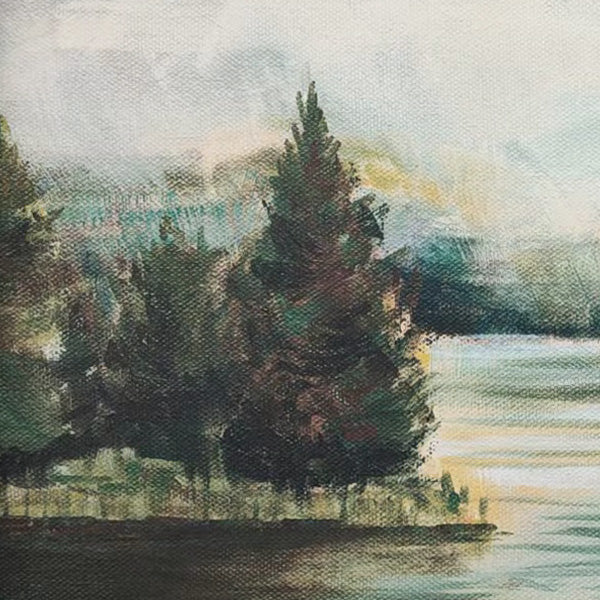 Wood Framed Landscape Wall Art