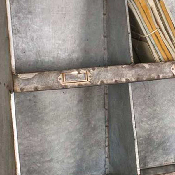 LARGE Galvanized Cubby Wall Unit