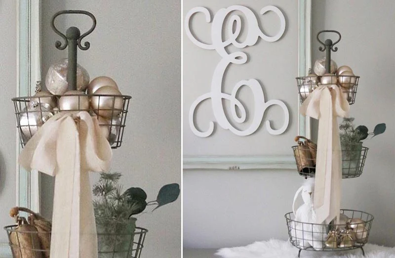 French Three Tier Wire Basket