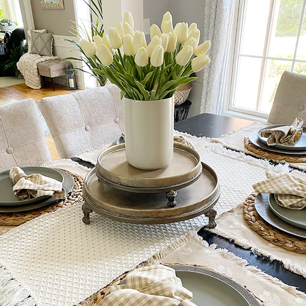 Antique Patina Iron Display Risers, Set of 2