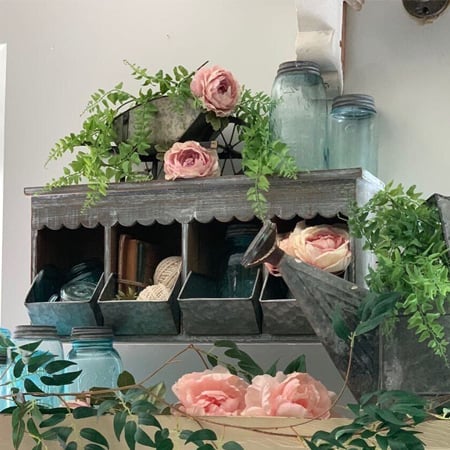 Wooden Wall Cubby with Pull-out Trays