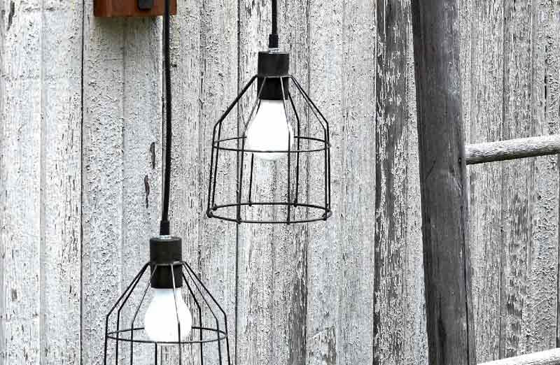 Pulley Sconce Cage Light