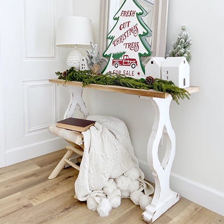 Chippy Corbel Inspired Console Table