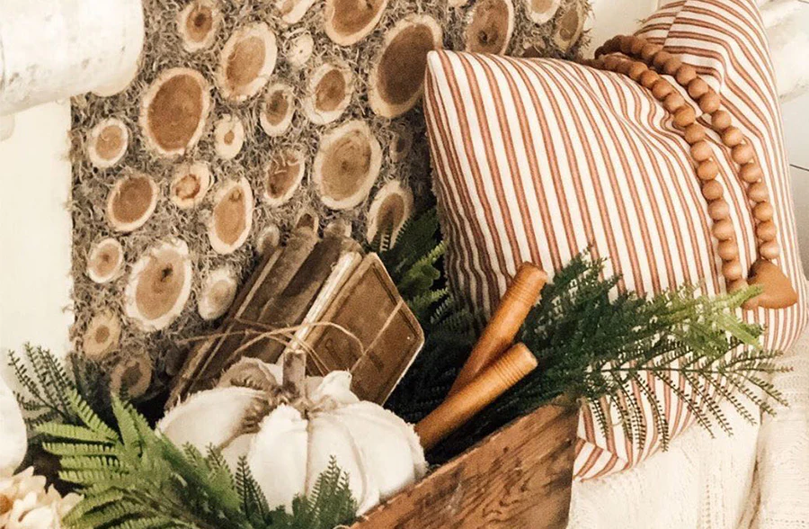 3 Foot Wooden Bead Garland Loop