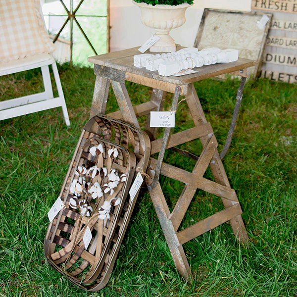 Wallpaper Hanger Wood End Table