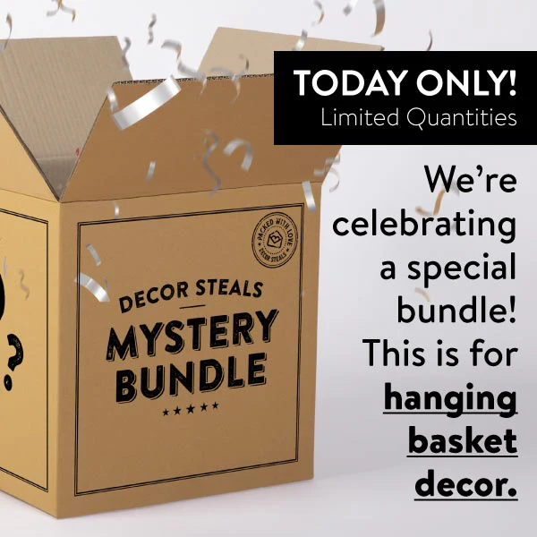 On your mark, get set, GO! HANGING BASKET DECOR Mystery Bundle