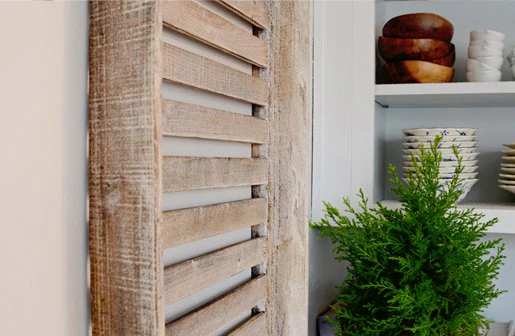 *HUGE* Wood Slat Service Tray