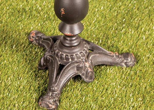 French Enamel Inspired Accent Table