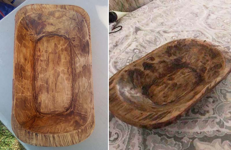 Handcrafted Dough Bowls, Set of 2