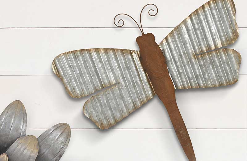 Metal Dragonfly Wall Art