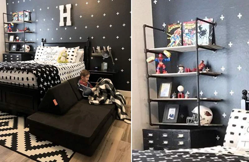 HUGE Open Pipe Shelving Unit