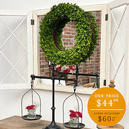 Preserved Boxwood Wreath