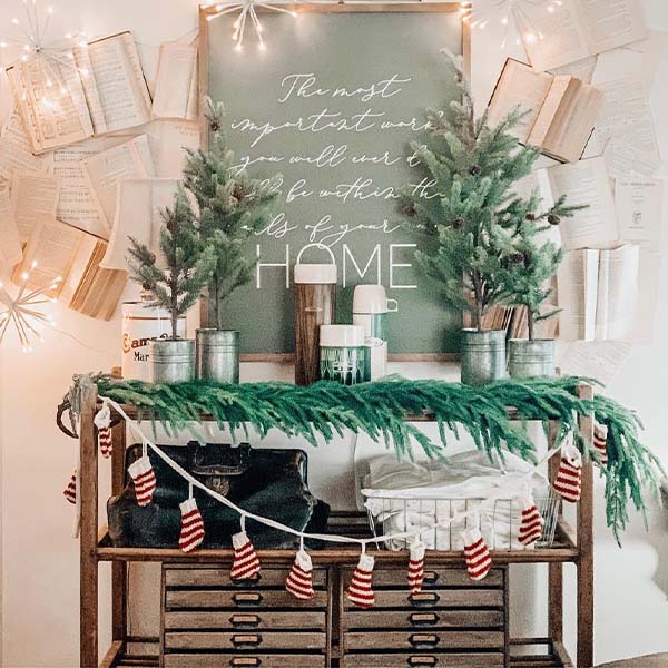 Wooden Desk Drawer Organizer | Rustic Farmhouse