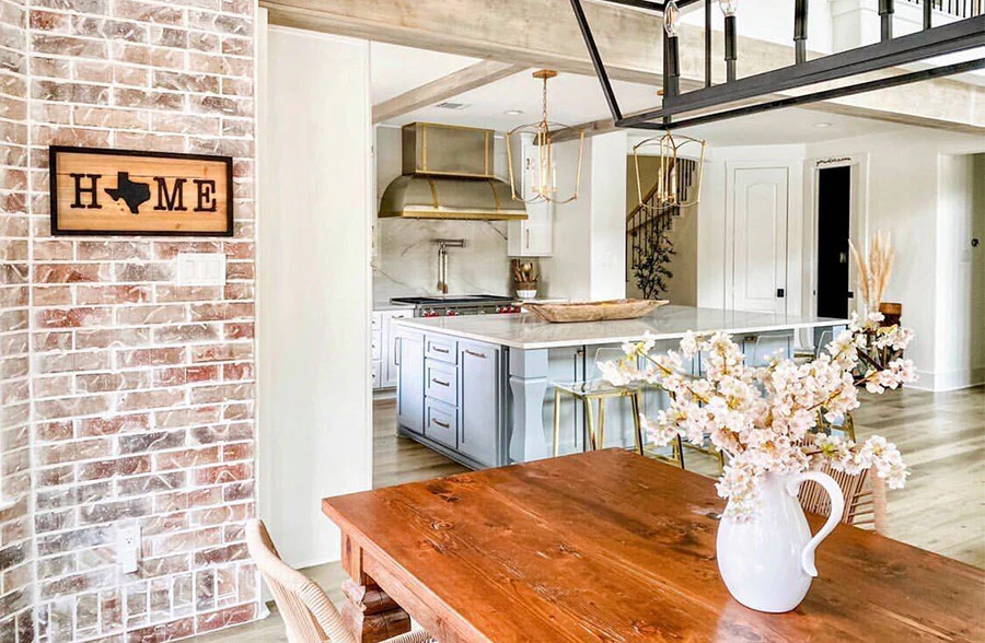 Wooden Texas Home Sign