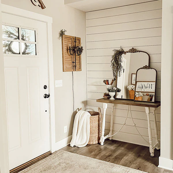 Turned Wood Architectural Console Table