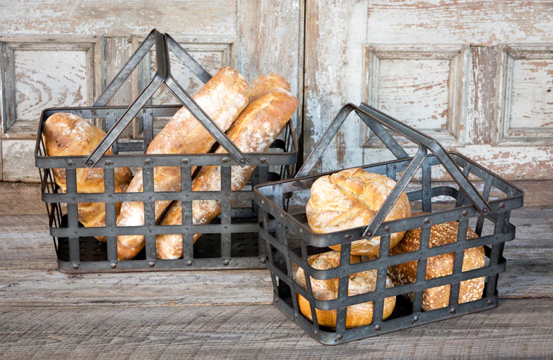 Farmers Market Baskets Set of 2
