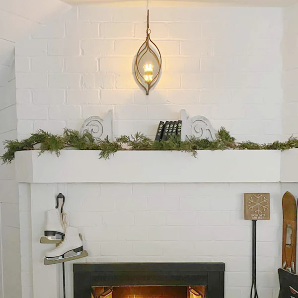 Wall Mounted Iron Votive with Mirror