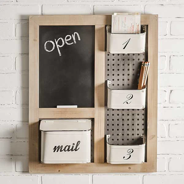 Mail Organizer & Chalkboard