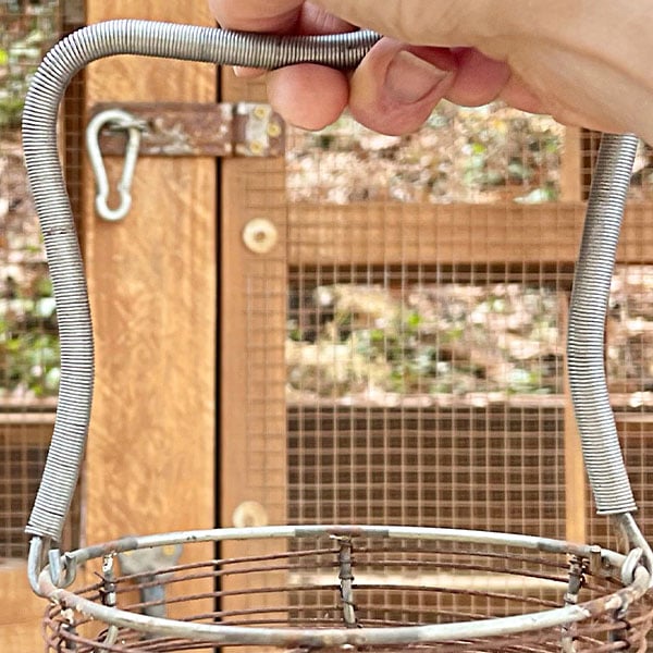 FOUND Metal Wire Egg Basket