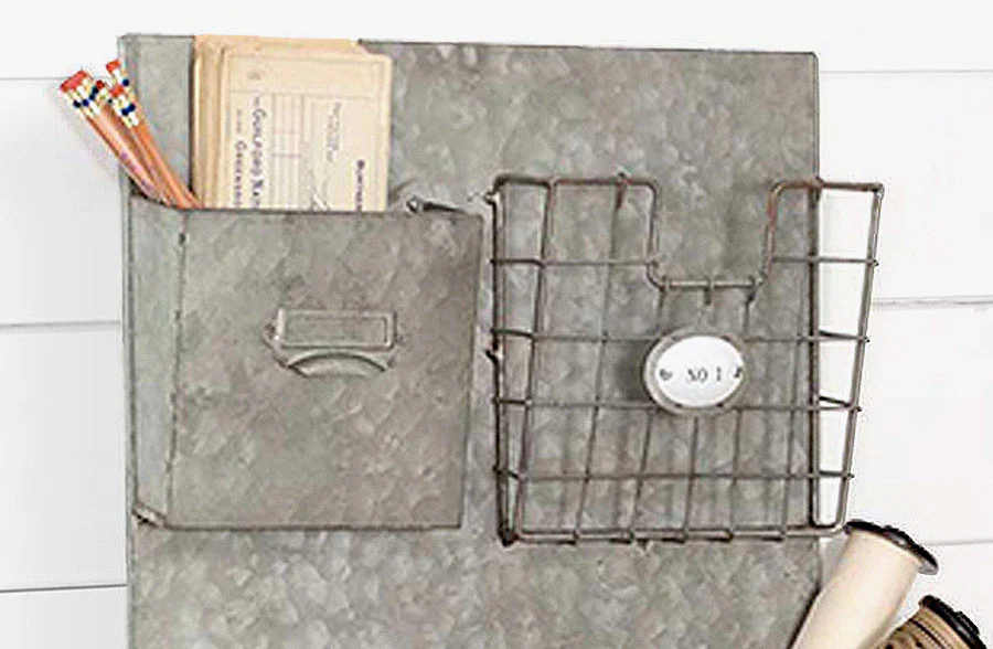 Three Pocket Letters Wall Caddy