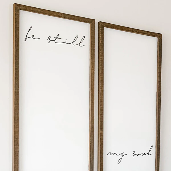 Be Still My Soul Sign Set