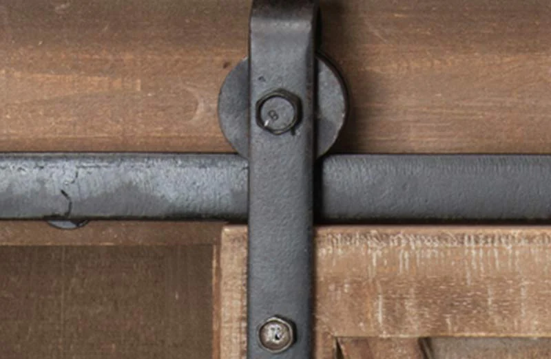 Barn Door Storage Cabinet