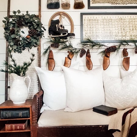 Eucalyptus Wreath With Pinecones
