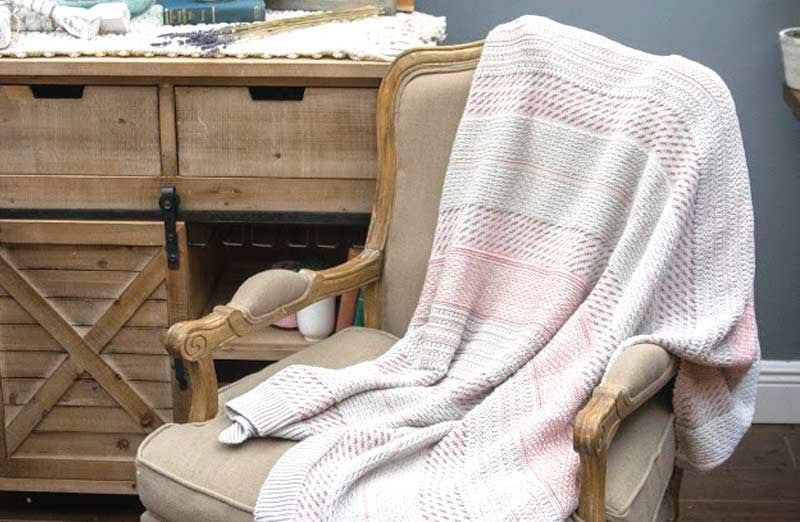 Copper Knit Throw Blanket