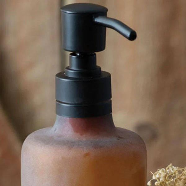 Amber Brown Tinted Soap Dispenser