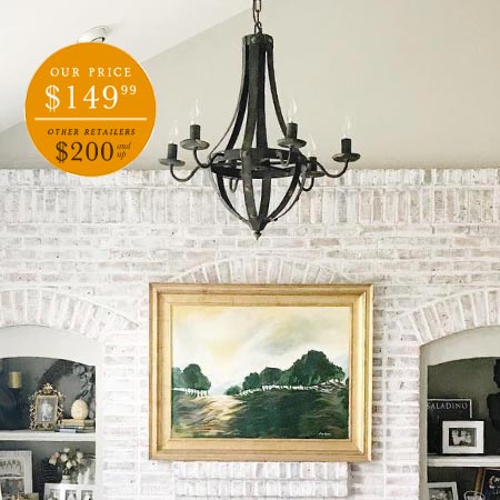 Wine Barrel Chandelier