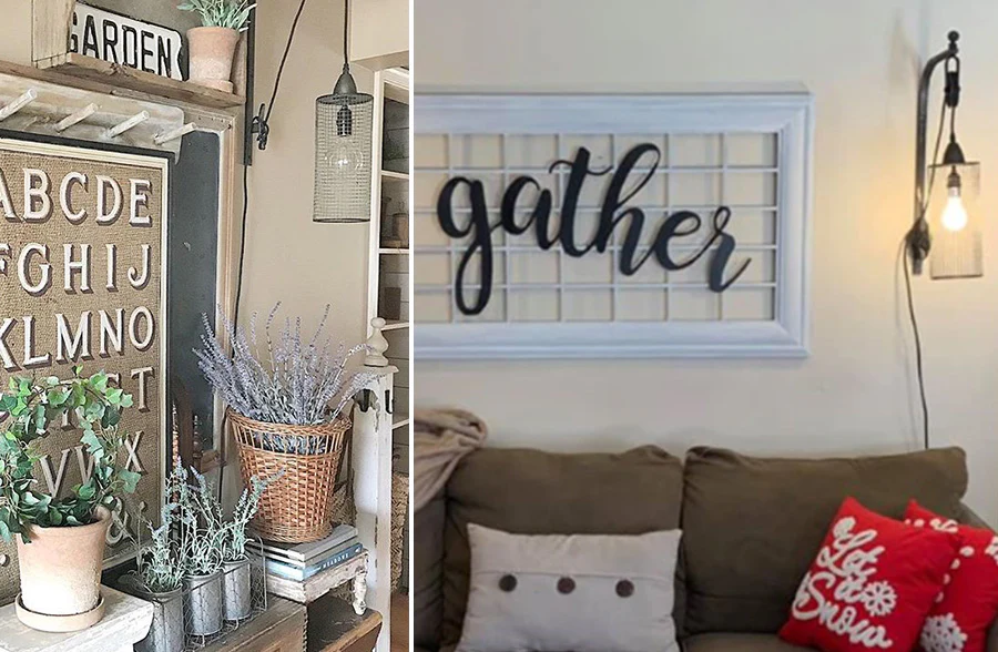 Industrial Caged Wall Sconce