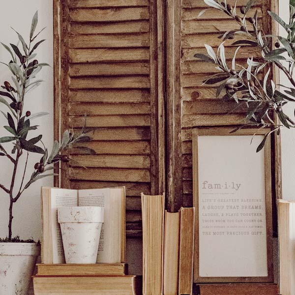 Wooden Framed Family Sign