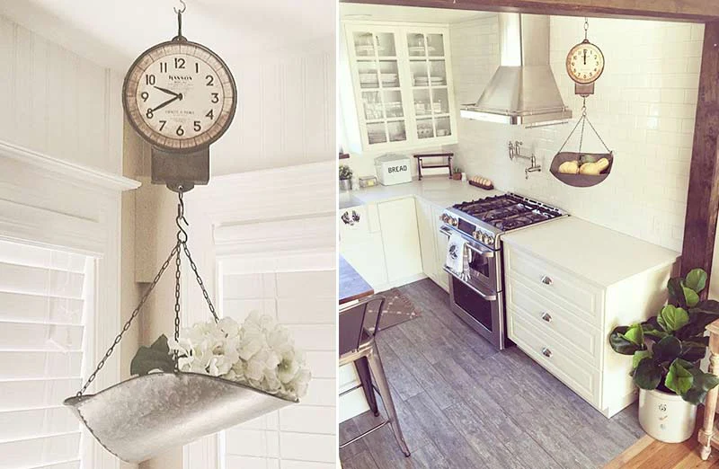 Hanging Produce Scale Clock