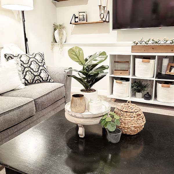 Natural Wooden Riser Stands, Set of 2