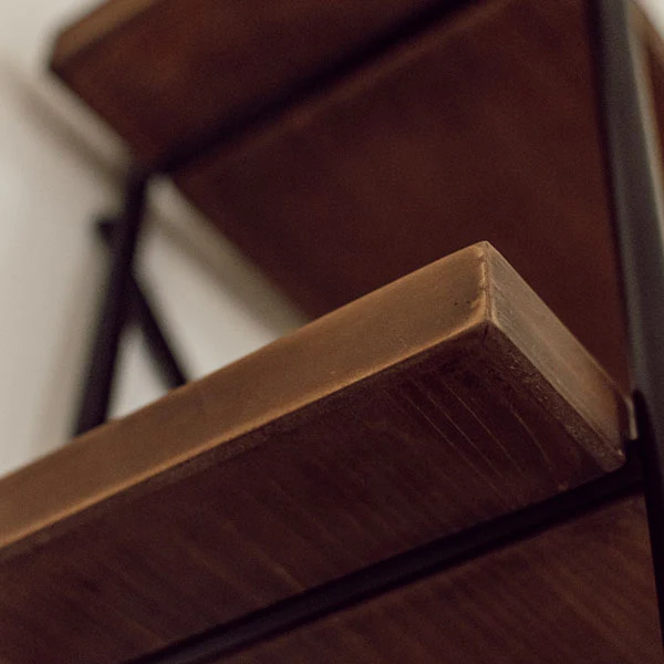 Three Tier Crossback Floating Shelf