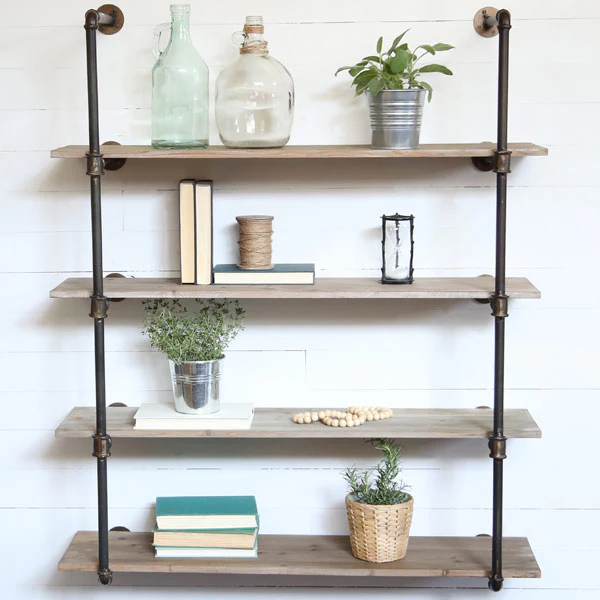 HUGE Open Pipe Shelving Unit