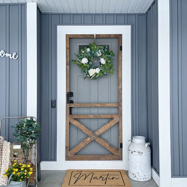 Premium Lush Eucalyptus and Peony Wreath