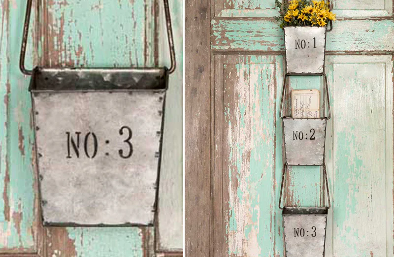 Numbered Three Pocket Hanging Wall Organizer