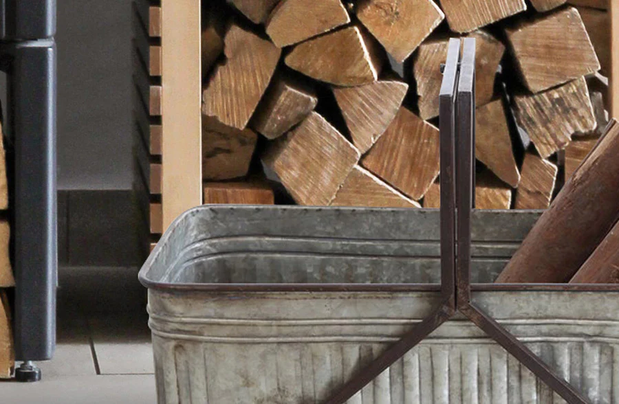 HUGE Galvanized Rustic Storage Bin