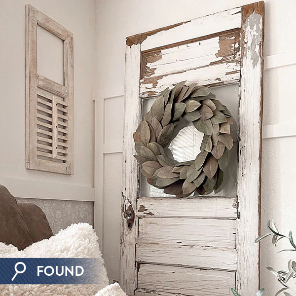 FOUND Vintage Inspired Wood Shutter