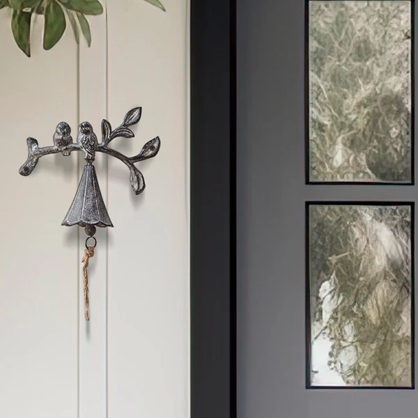 Birds on a Branch Cast Iron Dinner Bell