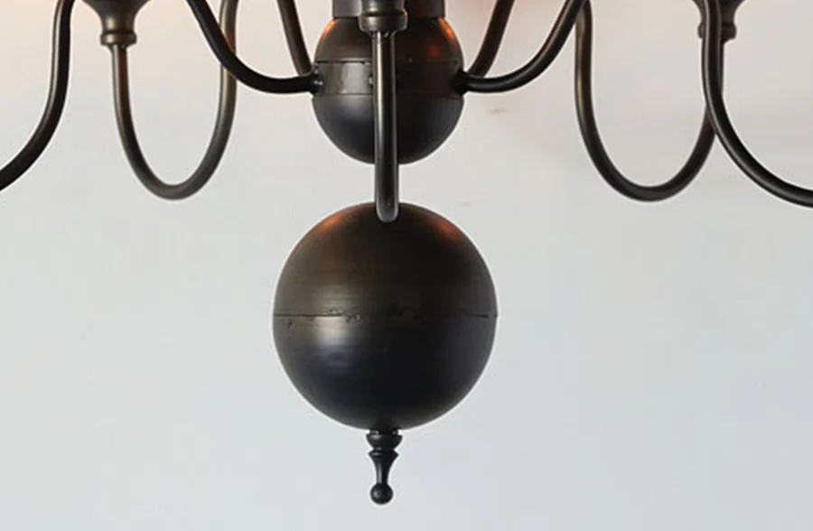 Black Iron Pendant Light