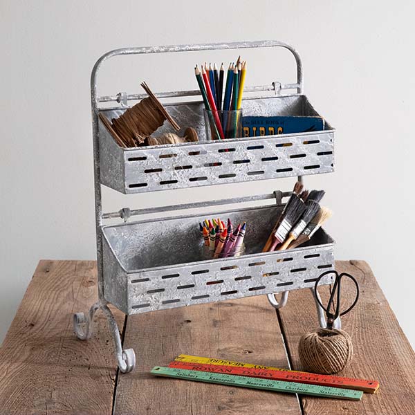 Two-Tier Olive Bucket Organizer