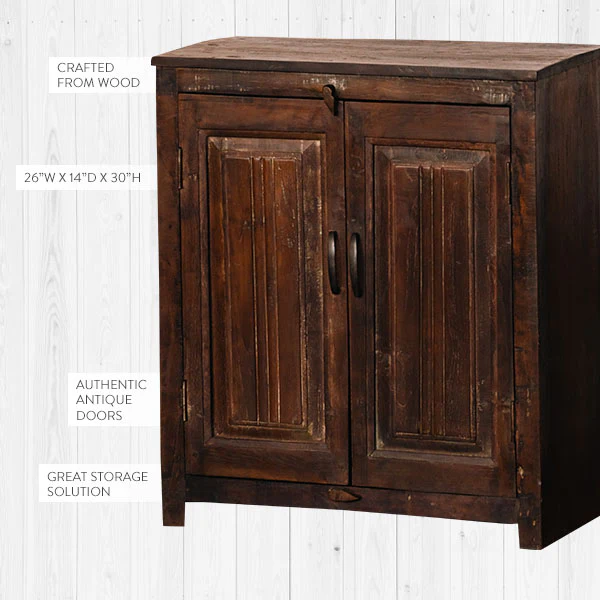 FOUND Antique Wooden Cabinet