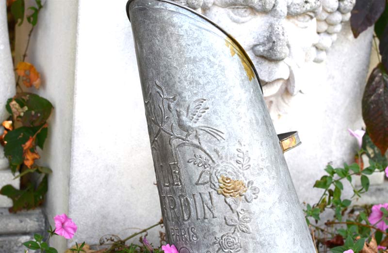Galvanized Jardin Scuttle